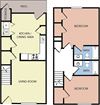 2B - Two Bedroom, Two and Half Bath Townhome